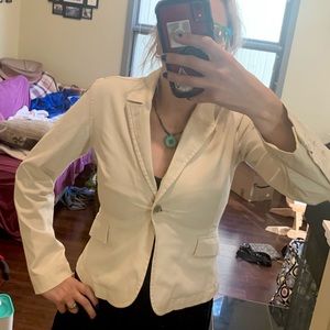 Off white/cream blazer. Women’s medium